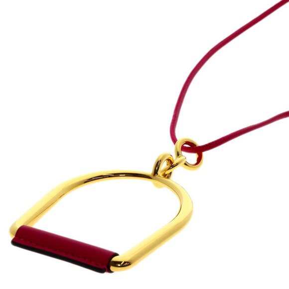 HERMES Pink Necklace - Picture 1 of 8